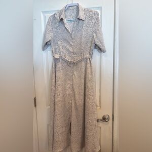 Elegant Polka Dot Dress